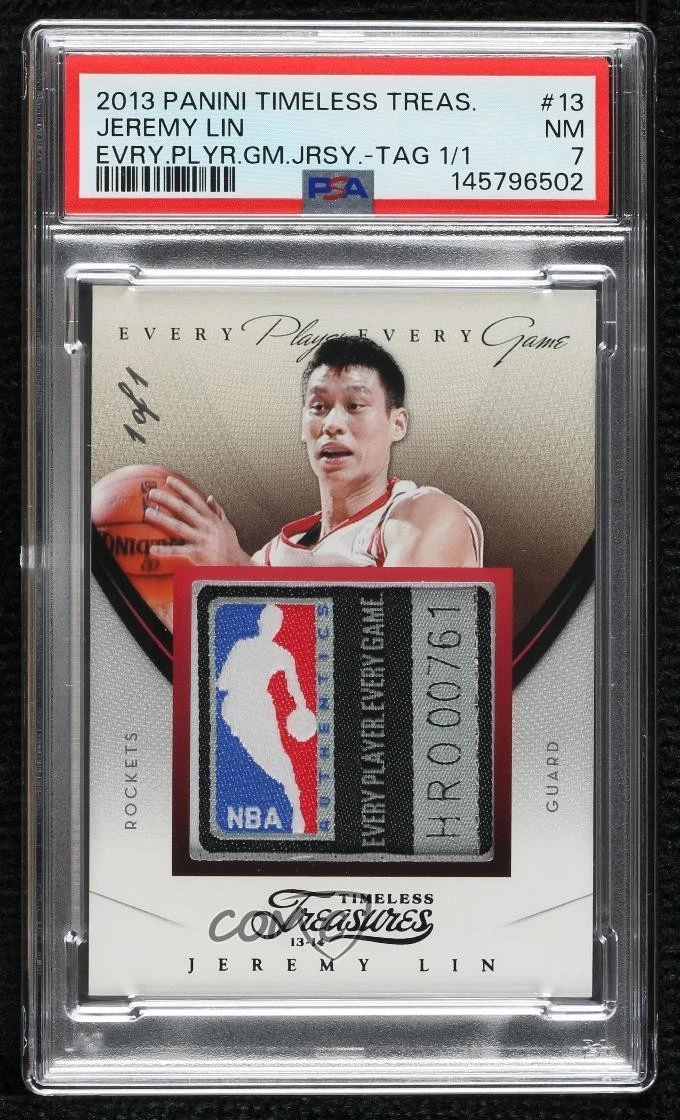 Jeremy Lin Professional Sports Authenticator (PSA) Basketball