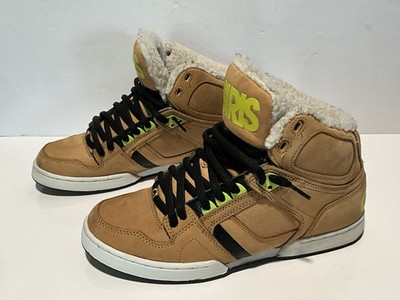 Osiris NYC 83 Faux Shearling Lined Y2K Skate Shoe Mens 9.5 Excellent