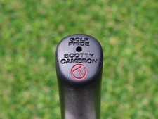 Scotty Cameron TOUR ONLY Black & Gray Pistolini CIRCLE T Putter Grip