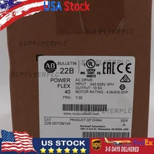 22B-D010N104 Allen Bradley SER A Powerflex 40 AC Drive 5HP SEALED