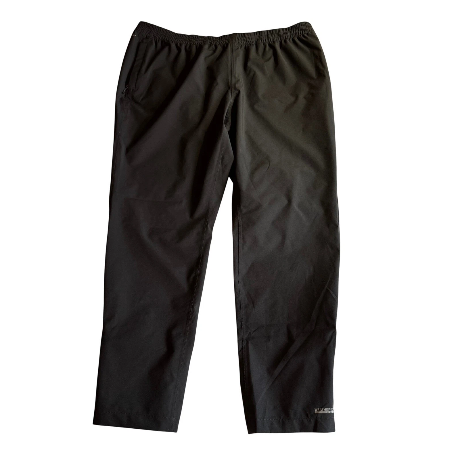Eddie Bauer WeatherEdge Stretch Rain Pants Womens 2XL Black Waterproof Outdoor