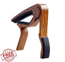 Pro Ukulele Capo Rosewood Fits Soprano Concert Tenor