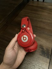 Beats by Dr. Dre Mixr On-Ear DJ Headphones Red Limited Edition No Wire 