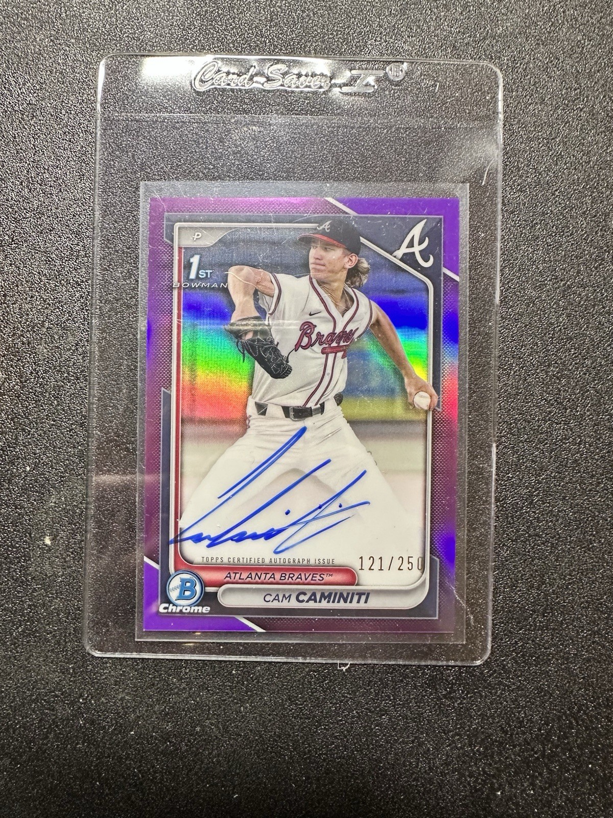 2024 Bowman Draft - Chrome 1st Cam Caminiti #CPA-CC Purple Refractor Auto /250