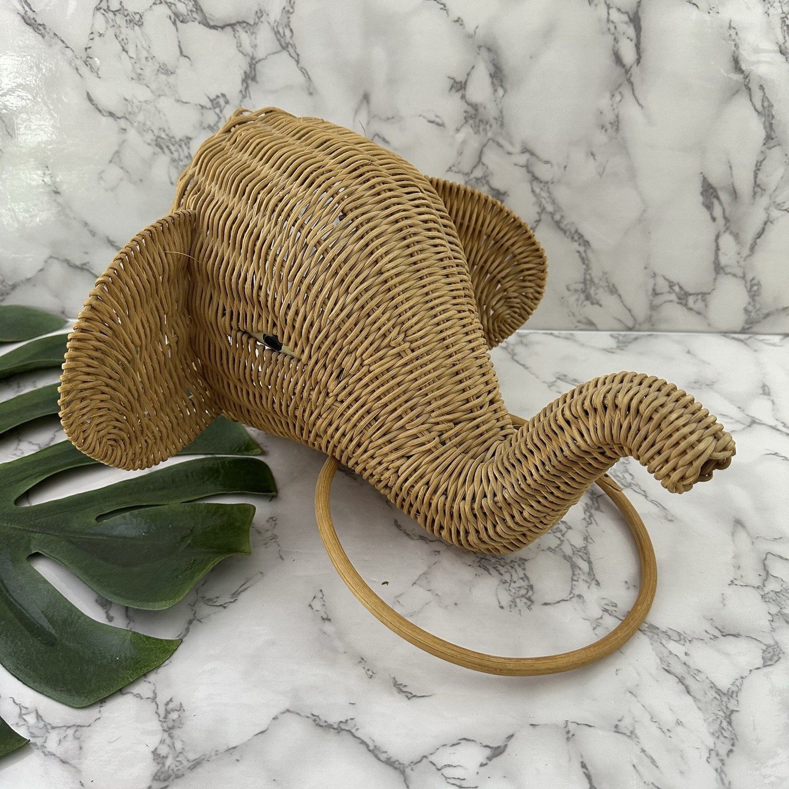 Holder Tan Brown Natural Boho Animal Decor