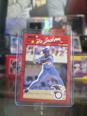1990 Donruss All-Star Bo Jackson #650 Error - ''Recent Major League Performance''