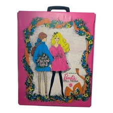 Vintage Mattel The World of Barbie Doll Trunk Double Doll Pink #1004 Made in USA