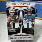 2025 Black Shedeur Sanders-Travis Hunter Dual Patch (RC) Dusk 2 Dawn /50