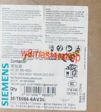 1PCS NEW SIEMENS Contactor 3RT5066-6AV36
