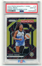 2024 Prizm Monopoly WNBA Insert 16 Angel Reese RC Red Classic Icon PSA 10 Sky
