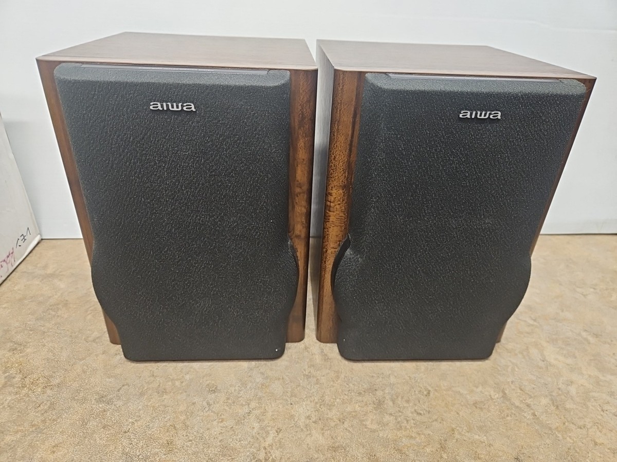 AIWA Bookshelf Speakers SX-LM10 40 Watts 6 Ohms 2-Way Brown