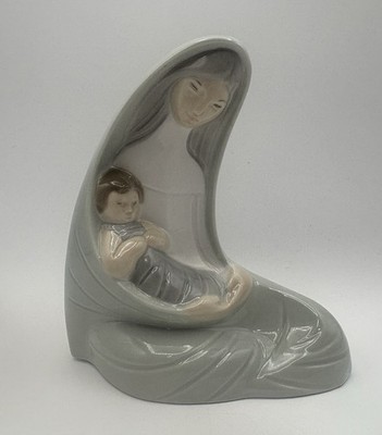 1982 Zaphir by LLADRÓ MADONNA MARY & BABY JESUS Figurine | eBay