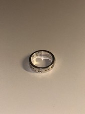 Anello Gucci in argento 925 misura 11, 20,6 mm