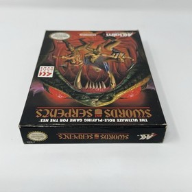Swords and Serpents Nintendo NES Complete CIB Tested