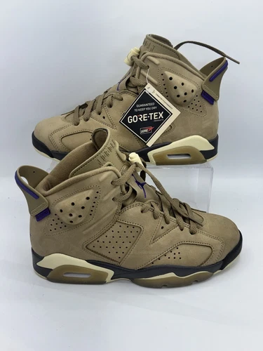 Size 7.5 - Wmns Air Jordan 6 Retro GORE-TEX Brown Kelp * FD1643-300