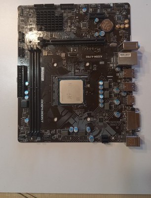 MSI A320M-A Pro  AM4, Micro ATX Mainboard Mit Dem Prozessor Ryzen 2100ge