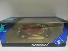 CITROEN 2CV CHARLESTON Noir et Bordeaux par SOLIDO Prestige 8040 au 1/17 1/18