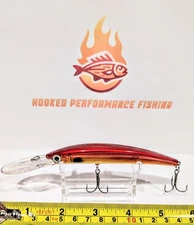 SLICKLINE 175 mm Floating Deep Dive Rattle Minnow Jerkbait Fishing Lure 1/2 oz