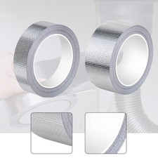 Fiberglass Aluminum Foil Tape Insulation 5M Fireproof Self Sticky Heat Shield
