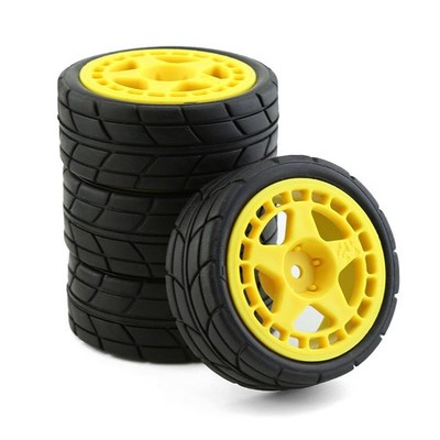 4pcs 12mm Hex RC Auto Rad Felgen Reifen für KYOSHO Tamiya TT02 XV01 HPI 1/10 e