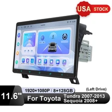 1920*1080P 11.6 inch Big Screen Android 13 Car Stereo For Toyota Tundra Sequoia