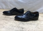 Vintage Johnston & Murphy Black Leather Cap Toe Oxford Shoes Mens Size 10 D/B — photo 3