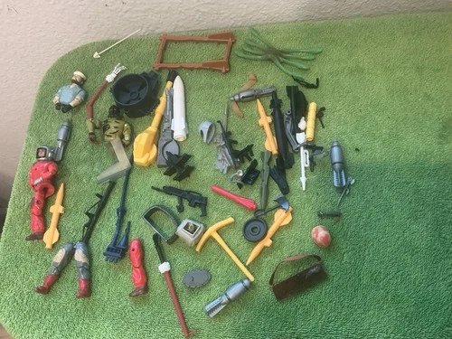 Vintage Lot Of 80s G.i. Joe Gi Transformers Parts And Pieces