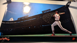 Vintage Original 1980's Wally Joyner "Wally World" Nike Poster Rare