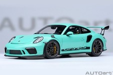 AUTOart 78181 PORSCHE 911 (991.2) GT3 RS WEISSACH PACKAGE, MINT GREEN 1/18