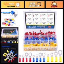 360pcs Mixed Quick Disconnect Electrical Connectors Kit - Insulated Crimp Termin