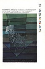 1957 General Dynamics: Energetic Sea Vintage Print Ad