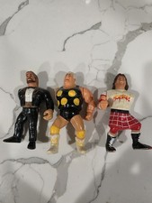 Vintage WWF / WWE Roddy Piper Million Dollar Man Dusty Rhodes ,all missing 1 arm