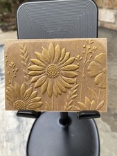 Handmade embossed Mini Note Cards. Set of 4 with Envelopes 2 x 3 in.