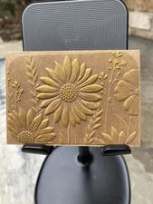 Handmade embossed Mini Note Cards. Set of 6 with Envelopes 2½ x 3½ in.