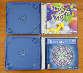 DREAMCAST CHU CHU ROCKET TOY RACER BUST A MOVE 4 WHO WANTS TO BE A MILLIONAIRE