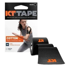 KT Tape Cotton Elastic Kinesiology Athletic Tape 20 Count 10” Precut Strips