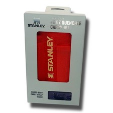 Stanley All Day 40oz Quencher CarryAll Crossbody Strap Chili Orange Water Bottle