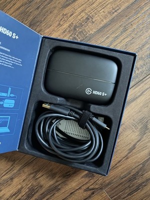 Elgato HD60 S+ Video Capture Card Black - Cables Included - Gaming