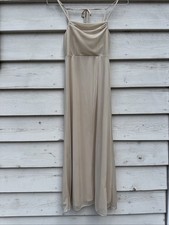 Azazie Emerald Junior Bridesmaid Champagne Size 6