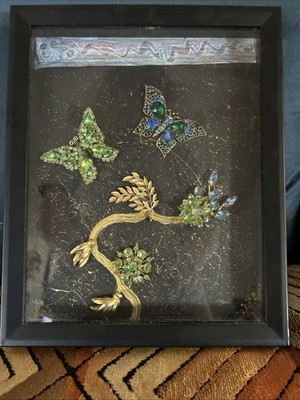 Jeweled Butterfly Shadow Box