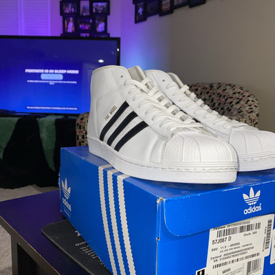 adidas shell toe high top