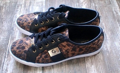 #ad GBG Los Angeles G by Guess Backer Quilted Leopard Print Sneakers Boho Fashion $18.49