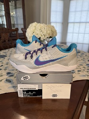 Nike Kobe 11 XI Draft Day Size 13 White Purple Blue Mens Shoe