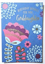 Happy Birthday Granddaughter /Greeting Card  incl. Envelope 5 7" 