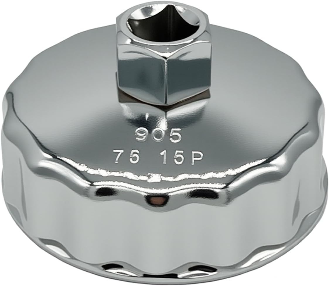 Wrench, 15 Flute Wrench & 1/2inch Square Drive Flute Oil Filter
