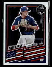 2026 Panini Stars & Stripes Prizm USA Baseball #77 Gabe Gaeckle card