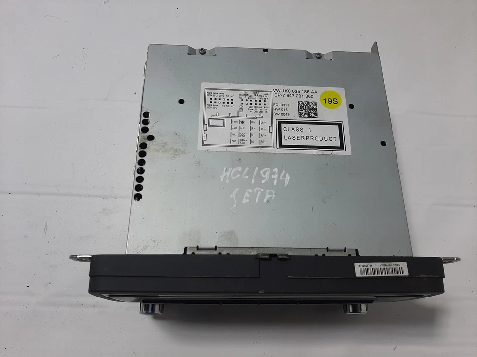 VW JETTA MK6 162, 163 Lettore CD Radio Musicale Unità 1K0035186AA 1.6 32090085 - Immagine 2 di 4