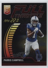2023 Panini Donruss Elite Full Throttle Red /75 Parris Campbell #FT-PC 13kh