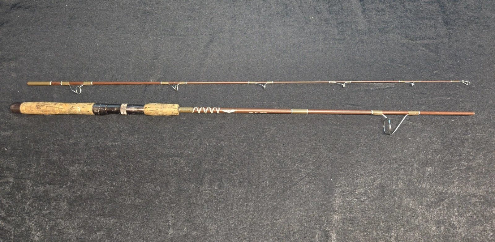 Vintage FENWICK FS65 Spinning 6'6" Rod USA 4-10 lb test Fishing Cork Pole