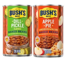 2 cans LIMITED EDITION! Bush’s Baked Beans Apple Pie &
